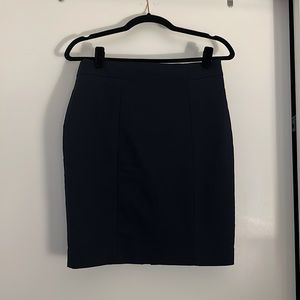 H&M Pencil Skirt in Dark Navy